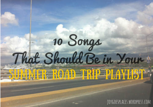 summer roadtrip playlist banner